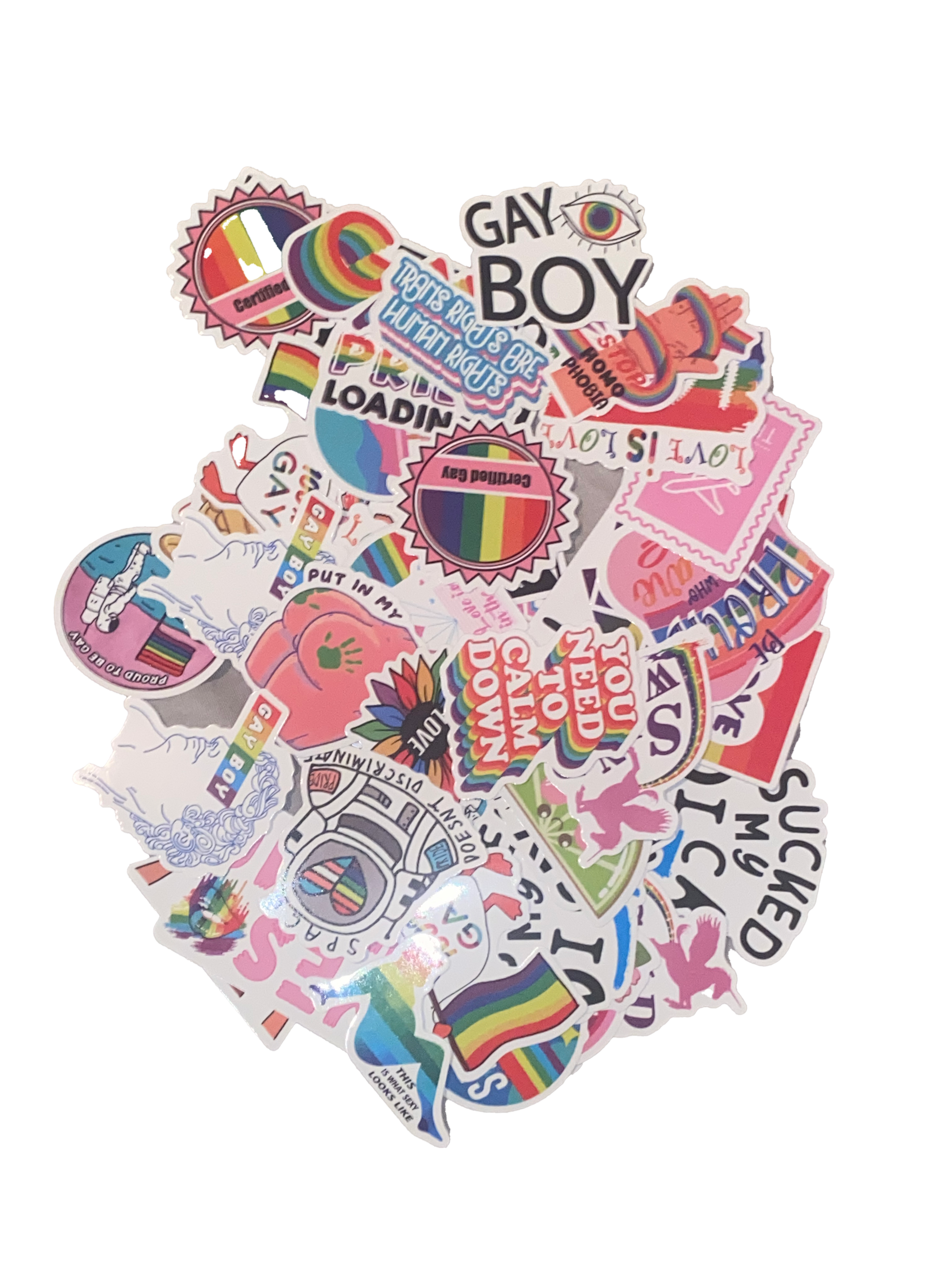 alots of stickers yay